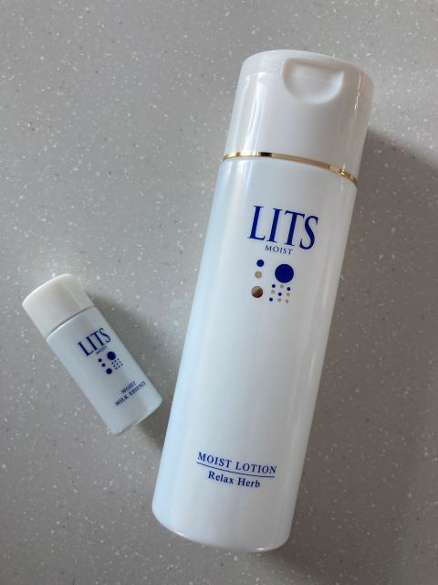 LITSモイストローションとサンプルサイズ乳液